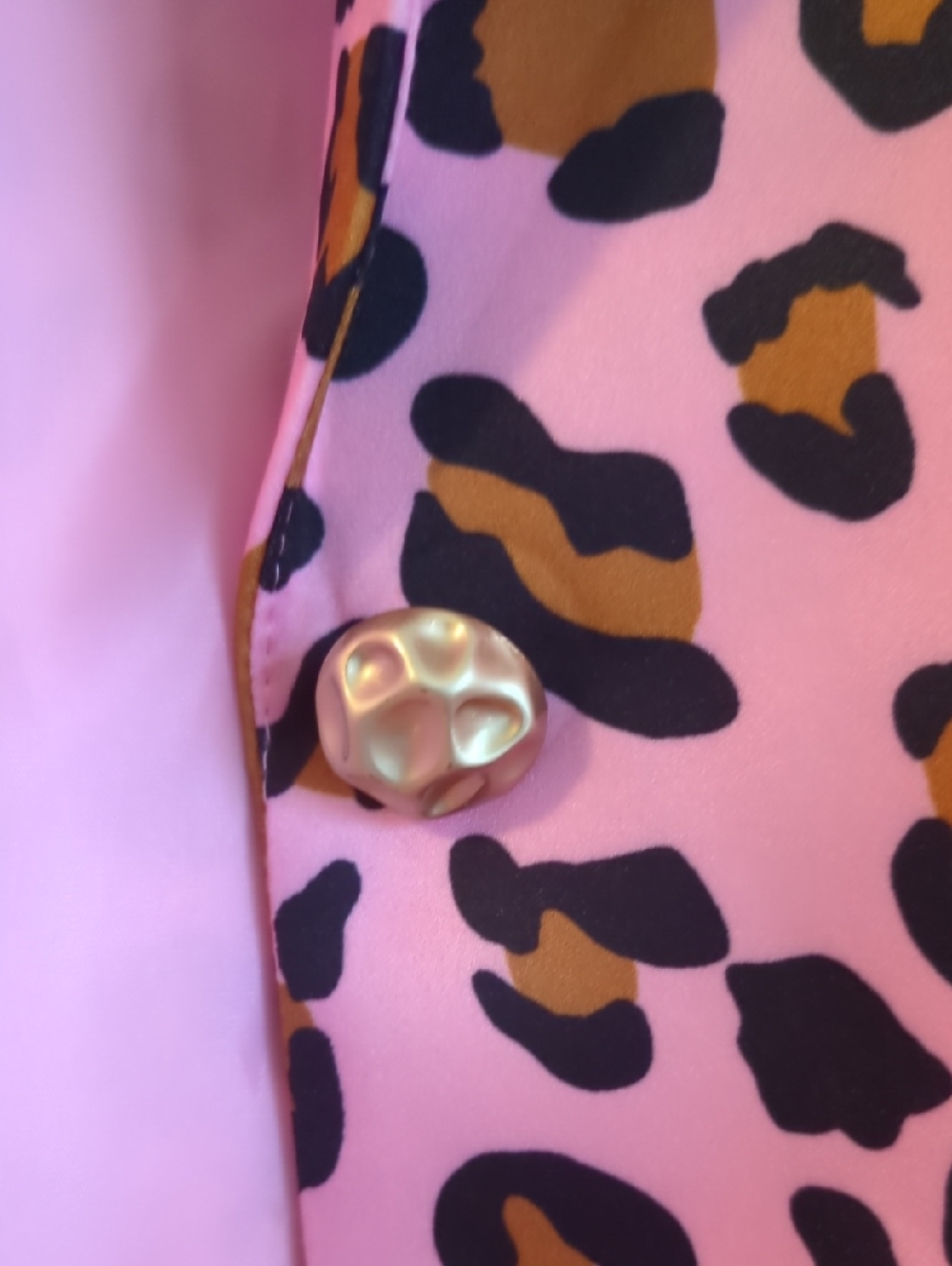Pink Leopard Print Jacket by OYROSY XL - Picture 3 of 8